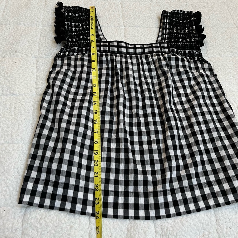J.Crew gingham check sleeveless top - Picture 11 of 12